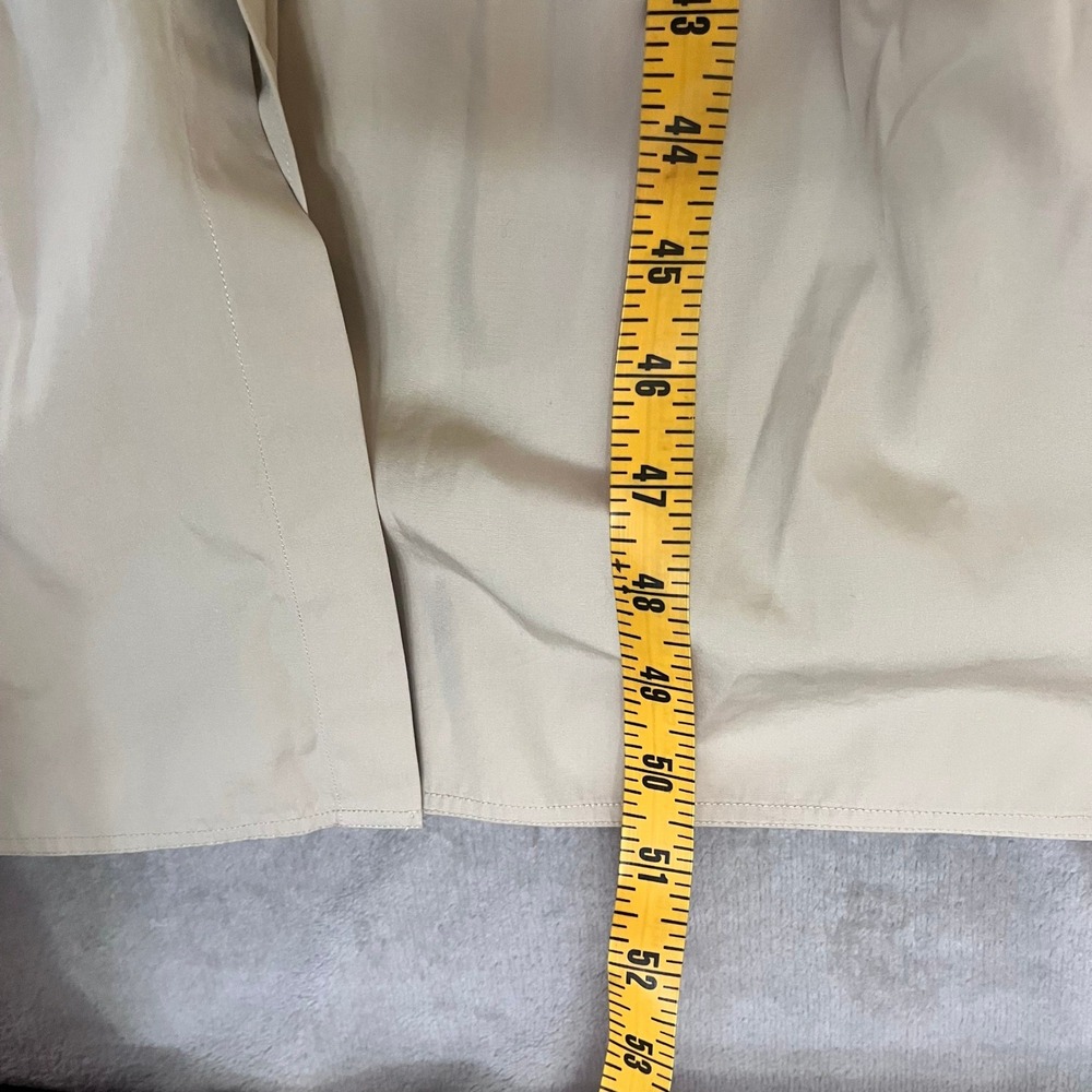 Polo Ralph Lauren Tiered Dress Women 10 Belted Safari Capsule Neutral Granola - Picture 6 of 8